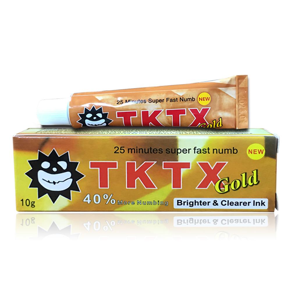Schmerzfrei Tattoo Tinte Gold 40%